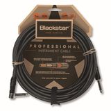 Blackstar Pro Series instrumentkabel van 3 m (10 ft), rechte aansluiting van ¼” naar een schuine aansluiting van ¼” voor bas/elektrische gitaar/elektroakoestiek/toetsenbord/versterker