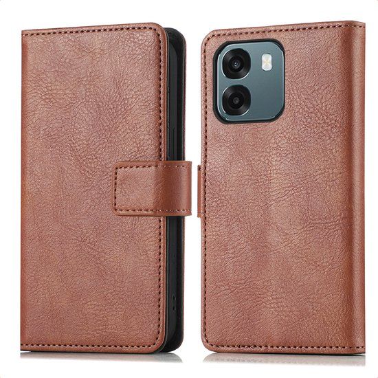 imoshion Luxe Bookcase - Geschikt voor Oppo A6 (5G) - Bruin