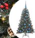 vidaXL Kunstkerstboom met 150 LED Groen 120 cm PVC, Plastic en Staal