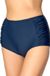 Merry Style Dames Zwembroek - Bikinibroekje - Elastische tailleband – Polyamide & Elastaan – Donkerblauw (6219) – 36