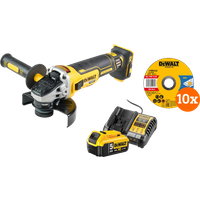 DeWalt DCG405NT-XJ 5,0 Ah Accu Compleet Pakket