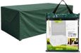 Pro Garden Housse de table de jardin - vert foncé - plastique - 165 x 115 x H80 cm