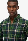Superdry - Katoenen Lumberjack Overhemd met Lange Mouwen - Heren - XL