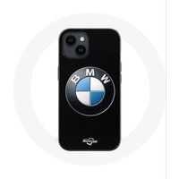 BMW Etui voor iPhone 14 Plus Logo Zwarte Achtergrond Maniacase