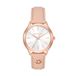 Michael Kors Slim Runway Horloge voor dames, 38mm Driehandig kwartsuurwerk met lederen horlogeband