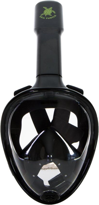 Sea Turtle Sea Turtle Full Face Mask - Snorkelmasker - S/M - Zwart