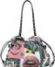 Desigual Shopper Graffiato Fabric Shopping Bag Estate Blue