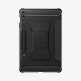 Spigen Rugged Armor Pro Hoes Zwart voor Samsung Galaxy Tab S9 FE Plus