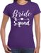 Bellatio Decorations Vrijgezellenfeest T-shirt voor dames - Bride Squad - paars - trouwen/bruiloft XXL