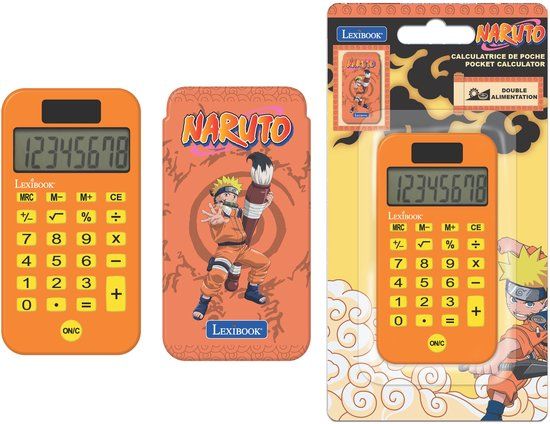 Lexibook Naruto C45NA Oranje Rekenmachine