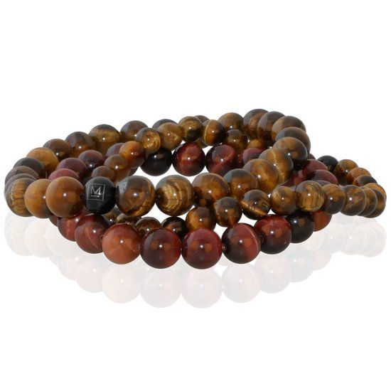 Memphis TRIO Kralenarmbanden set Tigra-21cm