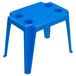 Table de jardin, table de plage, table de billard en plastique, confortable, légère, avec trou pour parasol. Diamètre total : 35 mm. Dimensions : 40 cm x 59 cm, hauteur 45 cm. Table de pique-nique, convient pour jeu d'échecs, avec porte-gobelets. Table de camping avec porte-gobelets