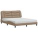 Maison Exclusive - Lit avec matelas « Hvar » marron cappuccino 160 x 200 cm, simili cuir