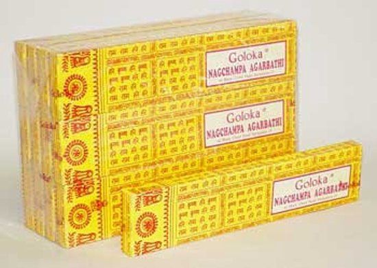 Goloka Nag Champa wierook 12 pakjes