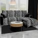 PETTI Artigiani Italiani - Hoekbank, bankovertrek met schiereiland, 3-zitsbankhoes met eiland rechts, bankovertrek met chaise longue, zabrato, 100% Made in Italy