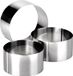 Ibili Kookring - Set van 3 stuks - RVS - Grijs