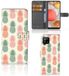 B2Ctelecom Book Case for Samsung Galaxy A42 5G - Ananas