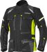 Buse Büse Highland III waterdichte dames motorfiets textieljas - Zwart/neon-geel - Maat 46