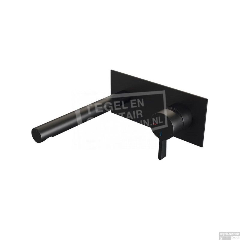 Brauer Wastafelmengkraan Black Inbouw S1 Coldstart Mat Zwart - Messing - Zwart Mat - 4260483798146