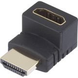 SpeaKa Professional HDMI Adapter [1x HDMI-stekker - 1x HDMI-bus] 270° naar boven haaks Vergulde steekcontacten