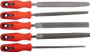 Connex Conmetall Meister COX966665 Vijlenset 5-delig 200 mm Rood