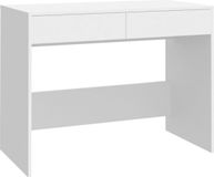 vidaXL Bureau - 101x50x76,5 cm - Bewerkt Hout - Wit