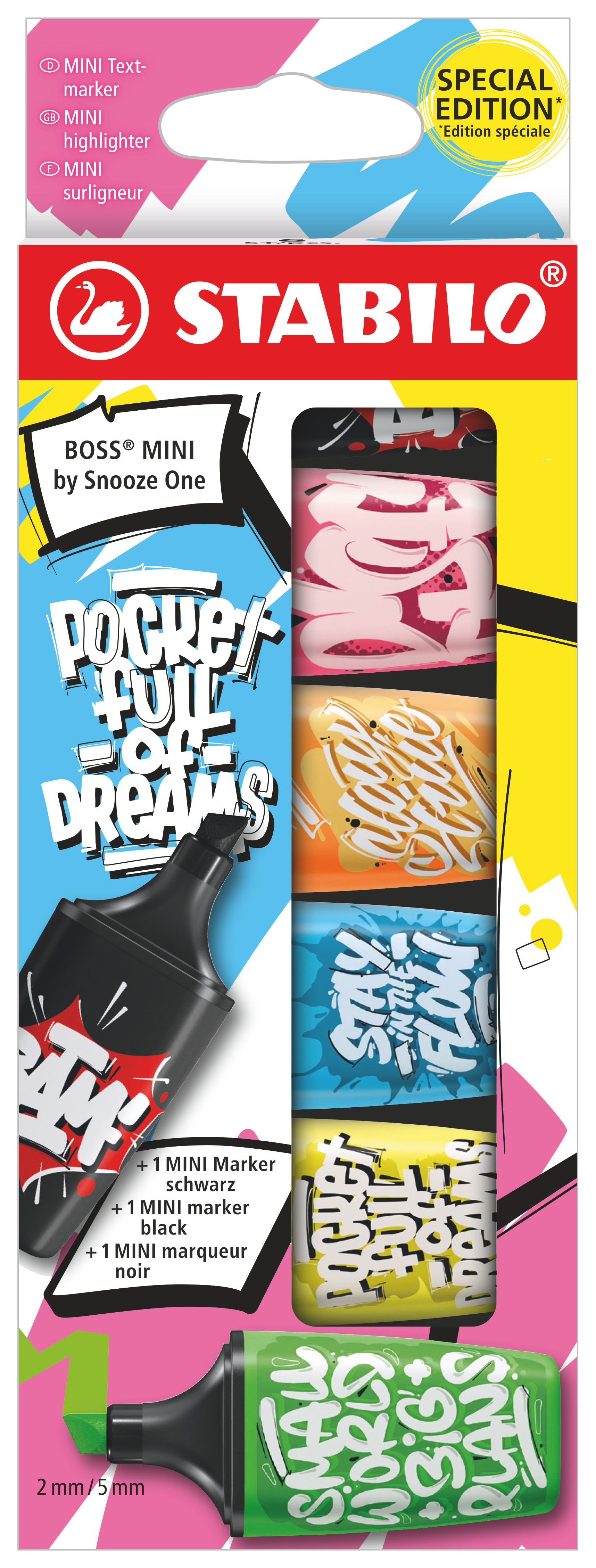Stabilo BOSS MINI etui 6 kleuren