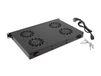 Lanberg AK-1503-B, Top, Noir, 4 ventilateur(s), 1U, AC, 230 V