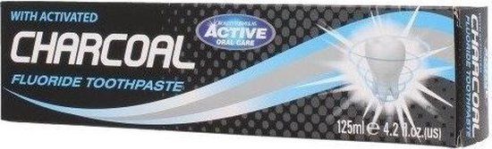 Beauty Formulas Charcoal Fluoride Tandpasta met actieve kool