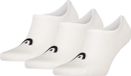 HEAD Unisex Footies Training 3 Pack Maat 35-38 Wit