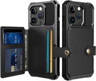 Selected by GSMpunt.nl Portemonnee Hoesje Geschikt voor de Apple iPhone 15 Pro - Zwart