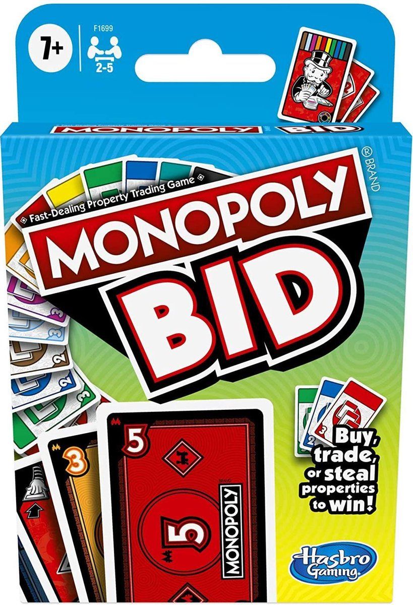 Hasbro Monopoly Bid - Kaartspel