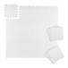 Relaxdays Tapis de fitness puzzle - 24 pièces de puzzle - blanc