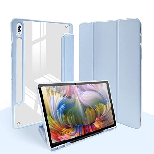 Spzhike Beschermhoes voor Samsung Galaxy Tab A7 Lite 8,7 inch 2021 (SM-T220/T225), ultradun, beschermhoes van leer met magneetsluiting, Slim Smart Folio Case voor Tablet A7 Lite 8,7