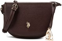 U.S. POLO ASSN. Jones Flap Crossbody Bag Dark Brown