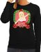 Bellatio Decorations Shoppartners Bv Foute kersttrui / sweater sexy kerstvrouw - zwart - Merry Christmas voor dames S