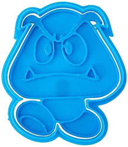 Cuticuter Goompa Mario Bros uitsteekvorm, blauw, 8 x 7 x 1,5 cm