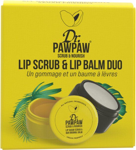 Dr Pawpaw Lip Scrub & Balm Duo - 16 gr