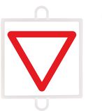 Softee Voorrangsverkeersbordpaneel nr. 2 (opbrengst)