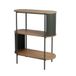 Deconation Étagère Gigi 3 Niveaux - 80 X 33,8 X H95 Cm - Effet Bois Et Noir