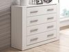 Arti Commode ARTI 4 tiroirs blanc