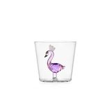Ichendorf Milano Tumbler Flamingo Rose Collection, Animal Farm Collection, 30 cl, borosilicaatglas, handgemaakt