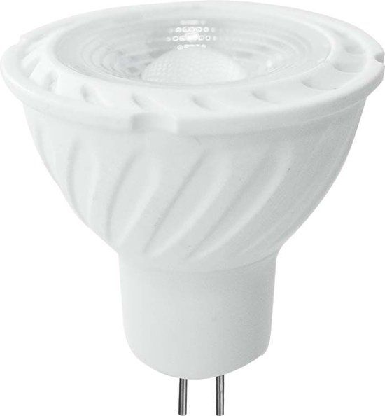 V-TAC VT-257-N LED Spot Light - Samsung - MR16 - Lens 110° - IP20 - Wit - 6W - 455 Lumen - 3000K