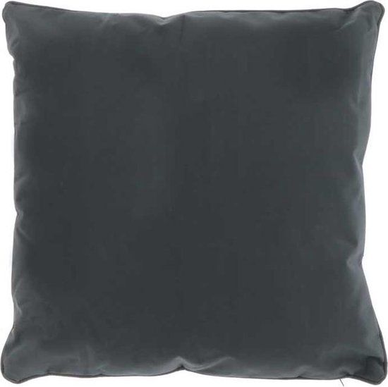 Dark grey 45x45cm Square Polyester Outdoor Cushion