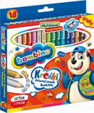 BTS Bambino dikke kleurpotloden - 18 levendige kleuren