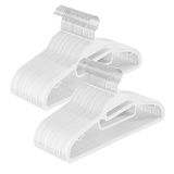 SONGMICS Plastic kleerhanger, set van 50, antislip, ruimtebesparend