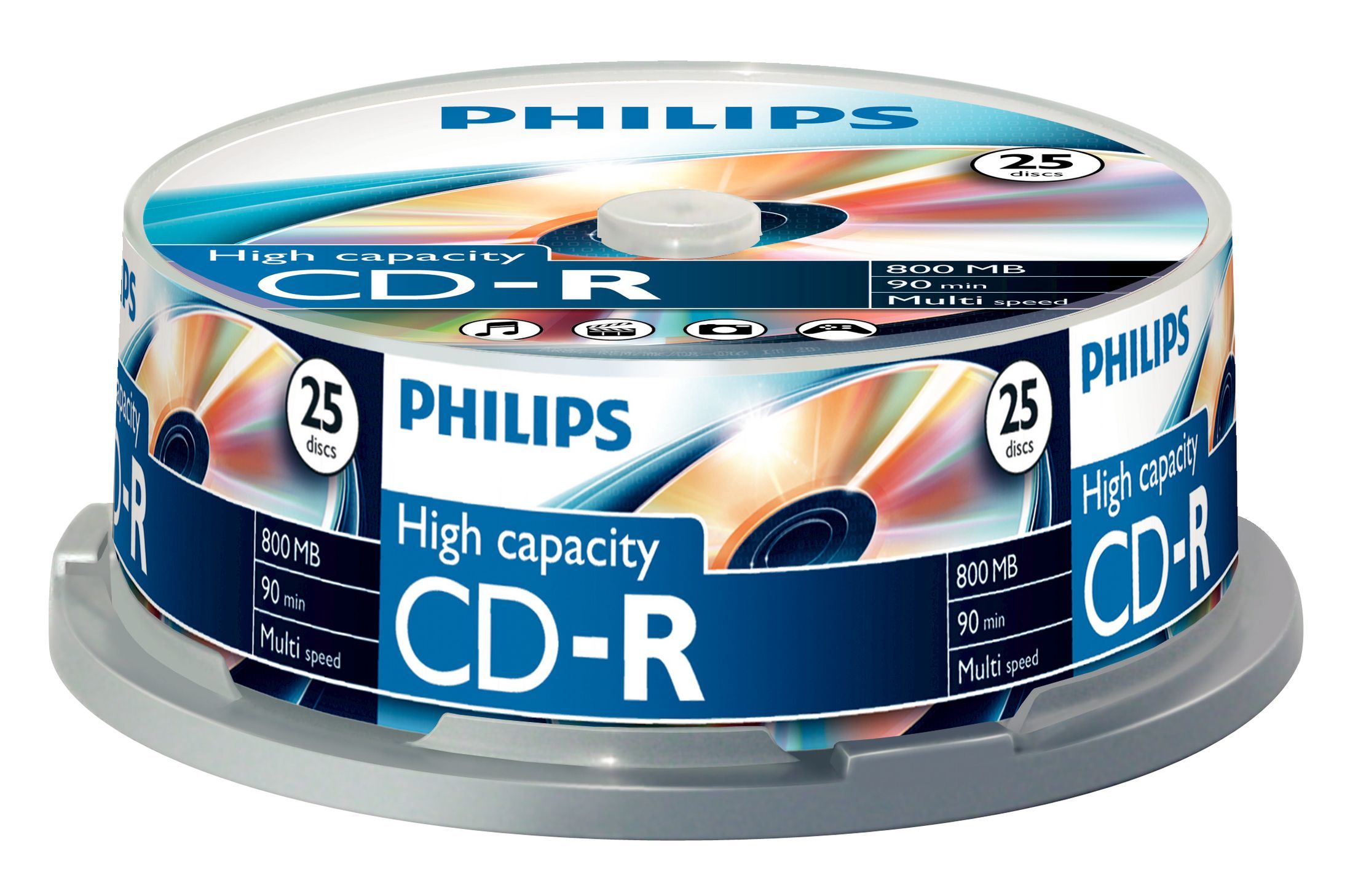 Philips CD-R 800MB 40x - 25 stuks - CR8D8NB25/00