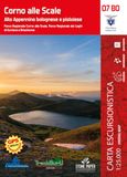 Corno alle Scale. Carta dei sentieri 1:25000. Alto Appennino Bolognese e Pistoiese. Con Carta geografica ripiegata