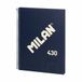 Milan Carnet à spirale A4 - 80 feuilles - Bleu