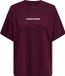 ONLY Onlvivvi Life S/S Lovely Top Jrs Dames Bordeaux